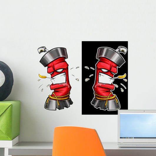 Graffiti Spray Wall Decal