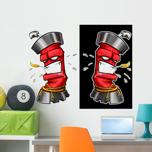 Graffiti Spray Wall Decal