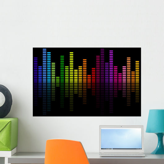 Vector Illustration Music Equalizer