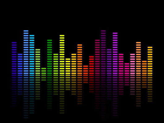 Vector Illustration Music Equalizer