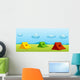 3 Tents Wall Decal