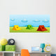 3 Tents Wall Decal