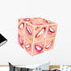 Woman Smile Cube Collage Wall Mural