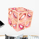 Woman Smile Cube Collage Wall Mural