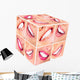 Woman Smile Cube Collage Wall Mural