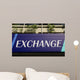 Exchange Sign Wall Mural