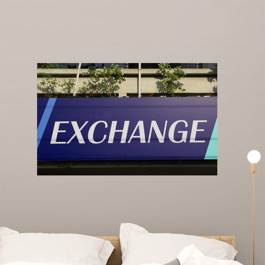 Exchange Sign Wall Mural