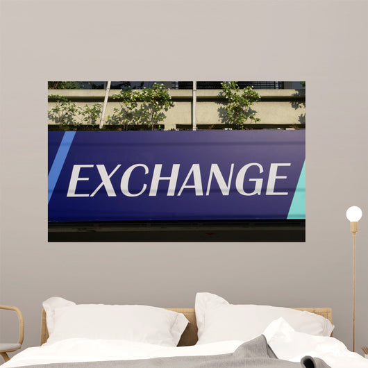 Exchange Sign Wall Mural