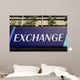 Exchange Sign Wall Mural