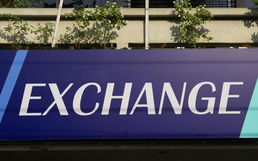 Exchange Sign Wall Mural