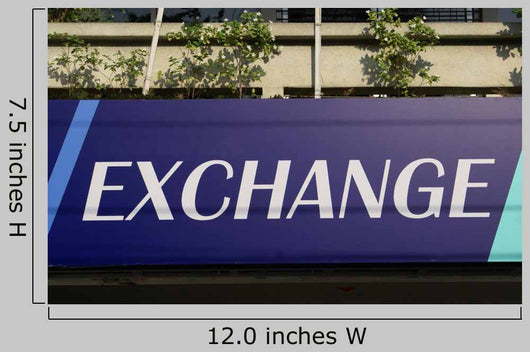 Exchange Sign Wall Mural