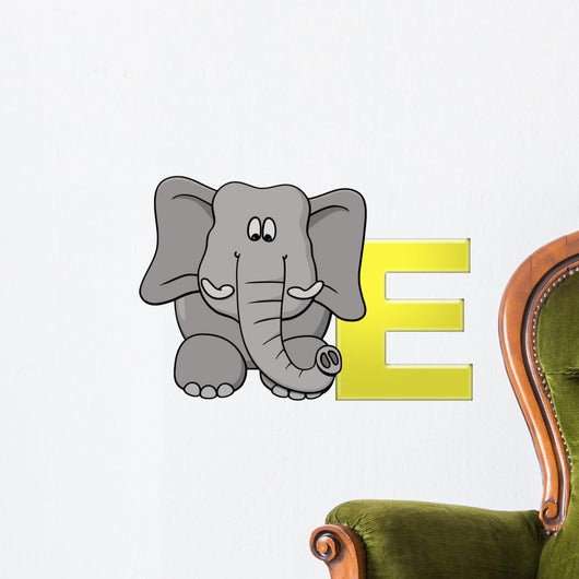 Alphabet Letter E Wall Decal