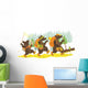 Family Bears Traveling Forest