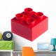 Plastic Building Blocks White Wall Decal