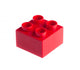 Plastic Building Blocks White Wall Decal