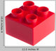 Plastic Building Blocks White Wall Decal