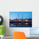 Boats and Typical Dutch Town Wall Decal