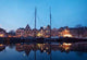 Boats and Typical Dutch Town Wall Decal