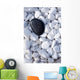 Black Stone Decorative Pebbles Wall Decal