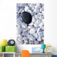 Black Stone Decorative Pebbles Wall Decal