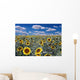 Field Sunflowers Wall Decal