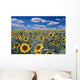 Field Sunflowers Wall Decal
