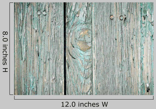 Up Old Weathered Planks Wall Decal