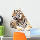 Tiger Sit Wall Decal