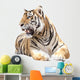 Tiger Sit Wall Decal
