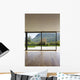 Modern Concrete House with Wall Mural