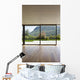 Modern Concrete House with Wall Mural