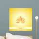lotus flower , Buddha , Buddhism , India , Asia Wall Mural