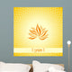 lotus flower , Buddha , Buddhism , India , Asia Wall Mural