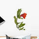 Chameleon and Flower Wall Decal