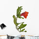 Chameleon and Flower Wall Decal