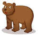 Cartoon Bear Wall Decal