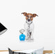 Dog with Piggy Bank Wall Decal