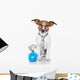 Dog with Piggy Bank Wall Decal
