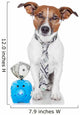 Dog with Piggy Bank Wall Decal