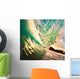 Sunset Wave Tunnel Wall Decal