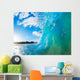 Blue Ocean Wave Close-up Wall Decal