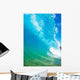 Crashing Blue Ocean Wave Wall Decal