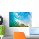 Blue Ocean Wave Tube Wall Decal