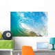 Blue Ocean Wave Tube Wall Decal