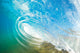 Blue Ocean Wave Tube Wall Decal