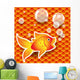 Seamless Small Goldfish or Wall Decal