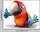 CG Parrot Giving Thumbs Up Wall Decal