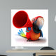 CG Parrot Close-up Wall Decal