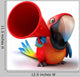 CG Parrot Close-up Wall Decal