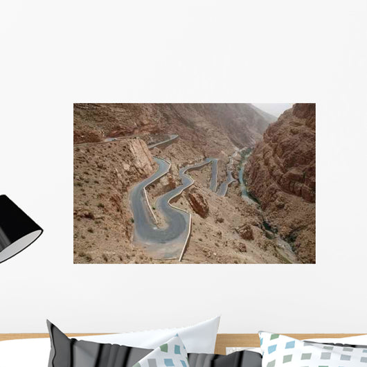 Lacets Des Gorges Dades Wall Decal